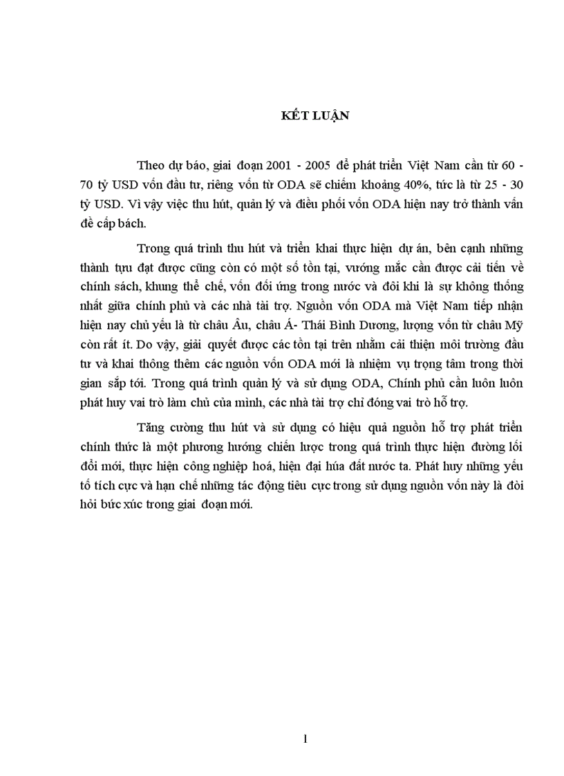 image for page Một số giải pháp nhằm tăng cường công tác quản lý và sử dụng nguồn Hỗ trợ phát triển chính thức ODA ở Việt Nam trong giai đoạn hiện nay 1