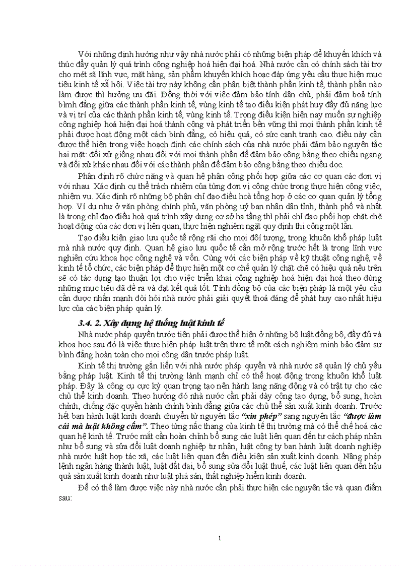 image for page Vai trò của Nhà Nước trong sự nghiệp công nghiệp hoá hiện đại hoá ở nước ta hiện nay 1