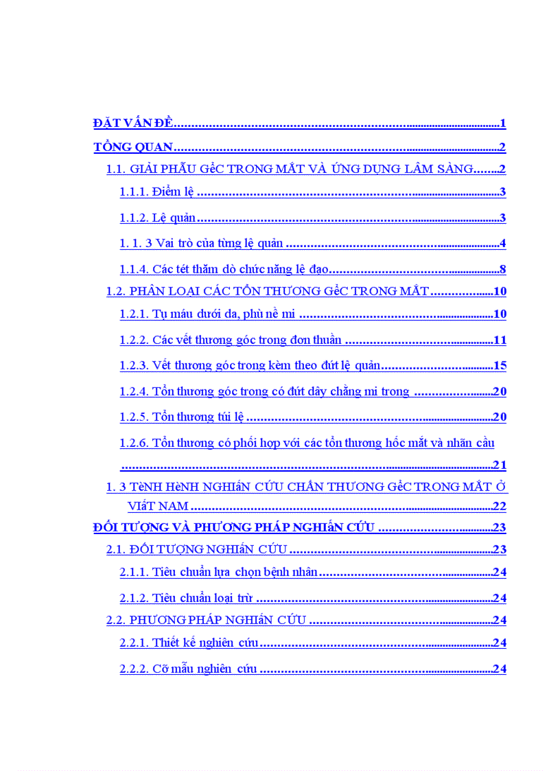 image for page Nghiên cứu đặc điểm lâm sàng tổn thương góc trong mắt do chấn thương và kết quả điều trị