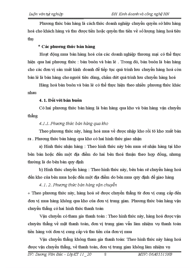 image for page Kế toán bán hàng và xác định kết quả bán hàng tại Công ty TNHH thương mại Đông Phong