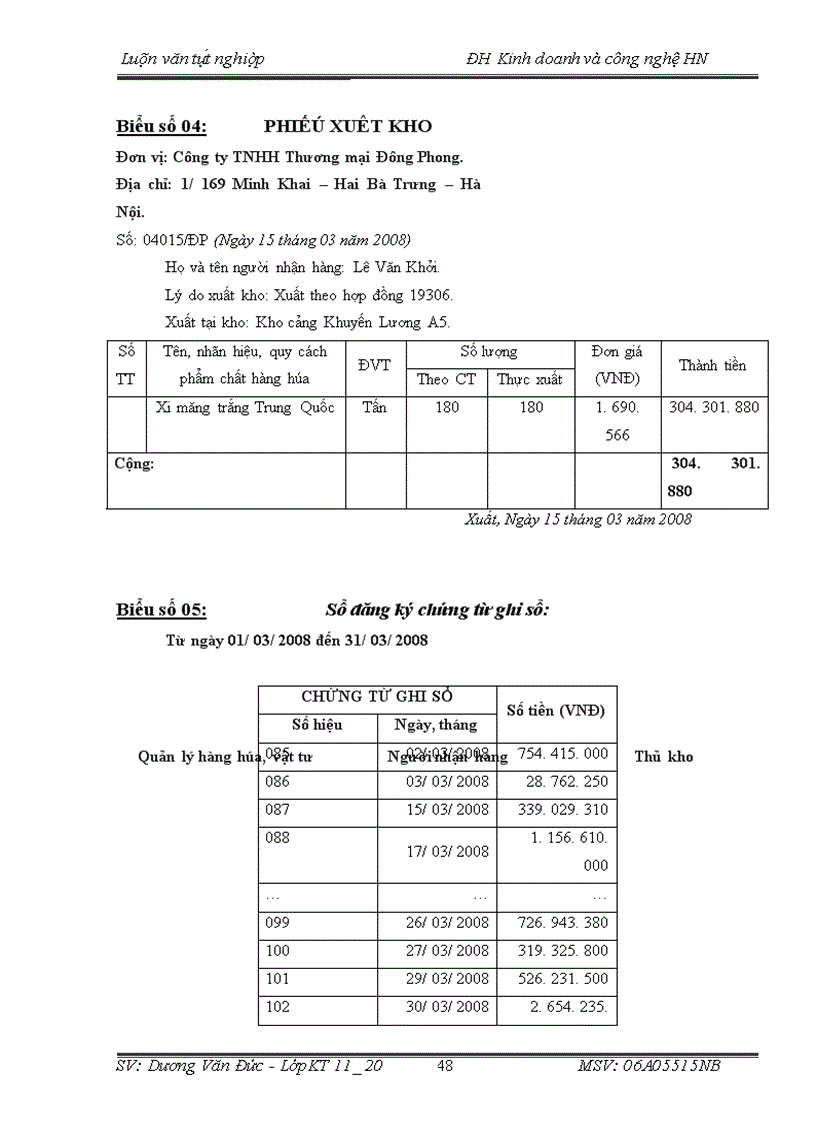 image for page Kế toán bán hàng và xác định kết quả bán hàng tại Công ty TNHH thương mại Đông Phong