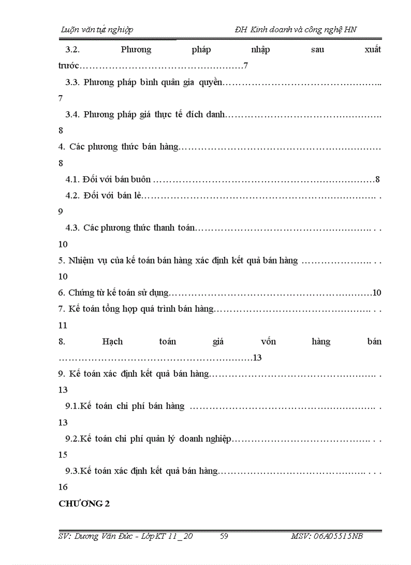image for page Kế toán bán hàng và xác định kết quả bán hàng tại Công ty TNHH thương mại Đông Phong