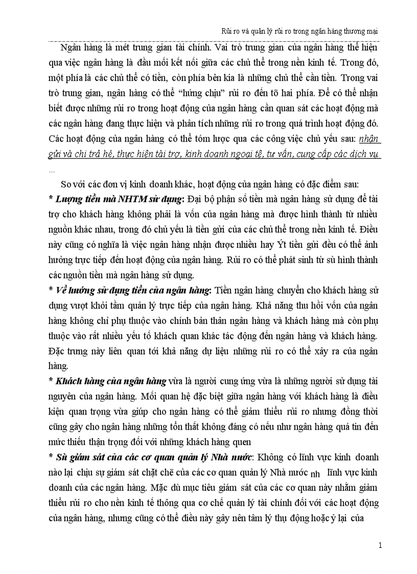 image for page Rủi ro và quản lý rủi ro trong ngân hàng thương mại 1
