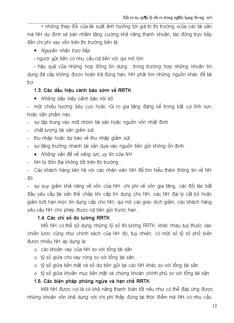 image for page Rủi ro và quản lý rủi ro trong ngân hàng thương mại 1