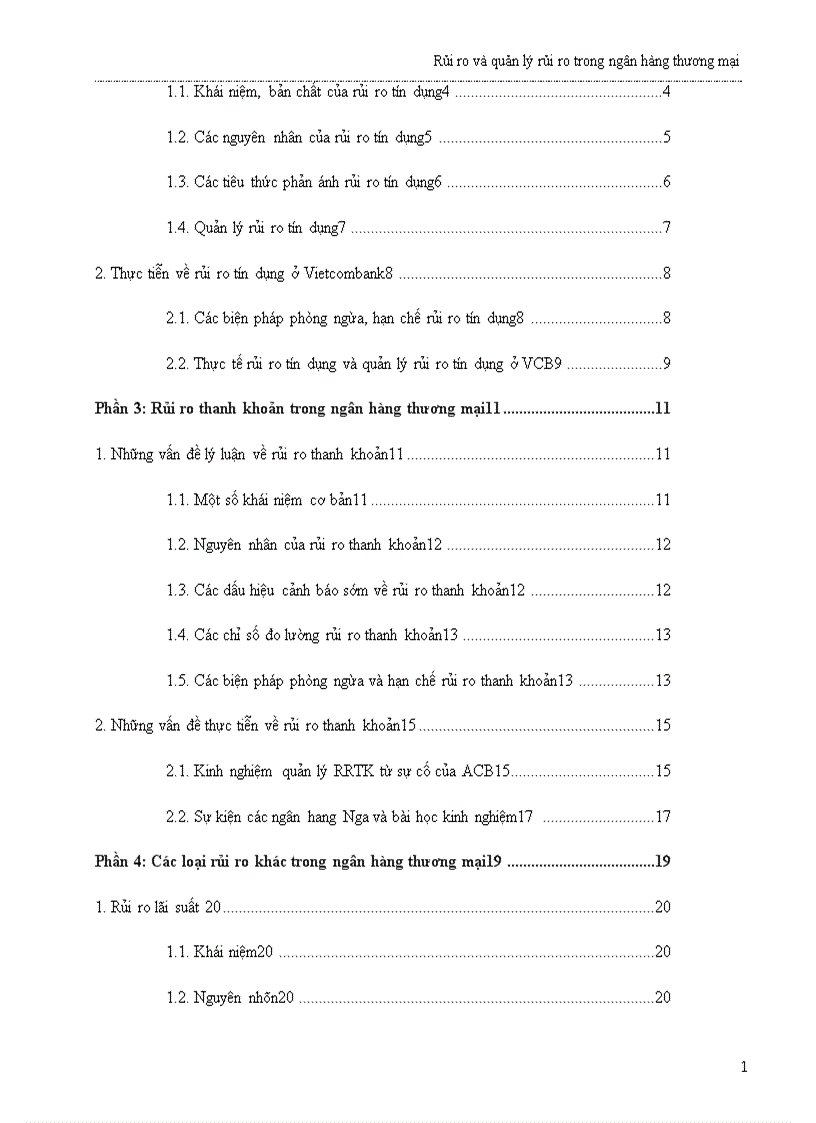 image for page Rủi ro và quản lý rủi ro trong ngân hàng thương mại 1