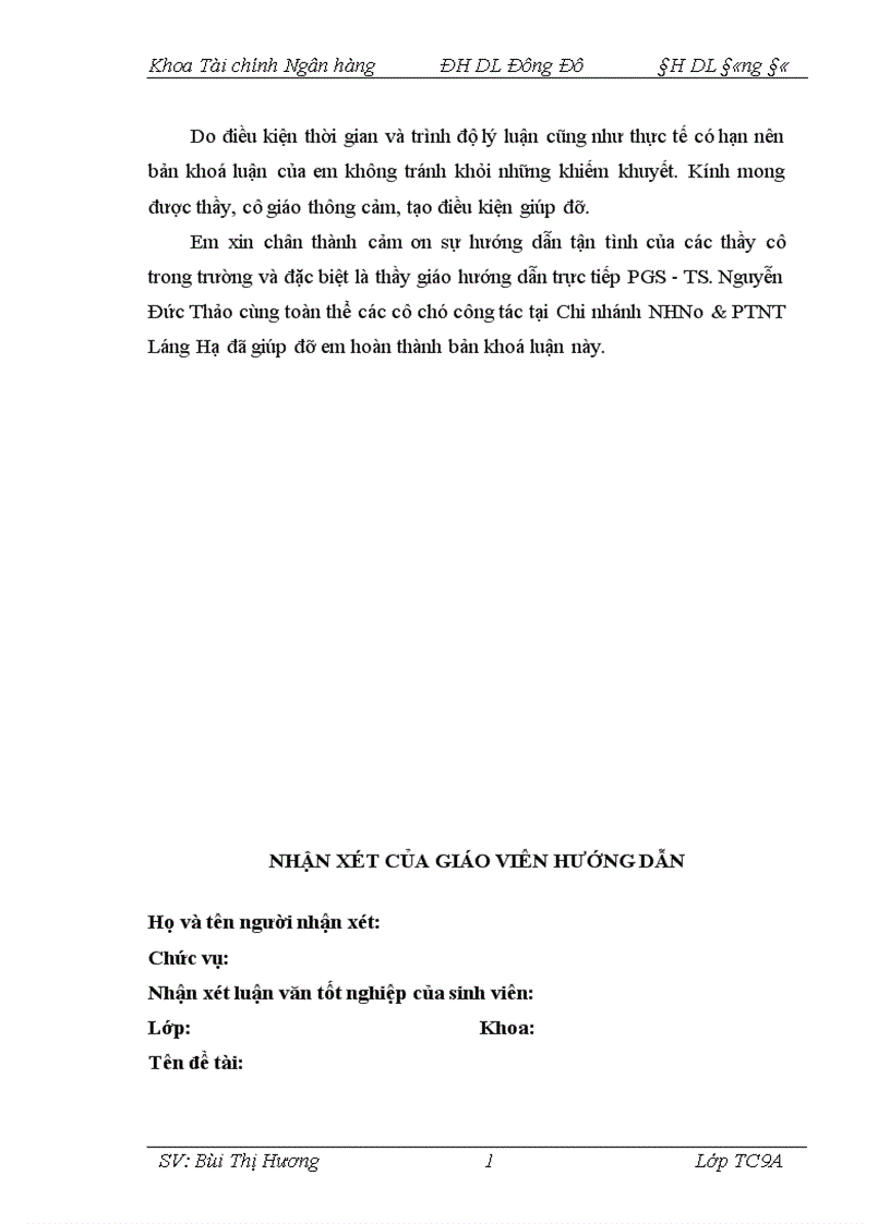 image for page Giải pháp phòng ngừa hạn chế rủi ro trong hoạt động tín dụng tại Chi nhánh Ngân hàng Nông nghiệp và Phát triển nông thôn Láng Hạ 1