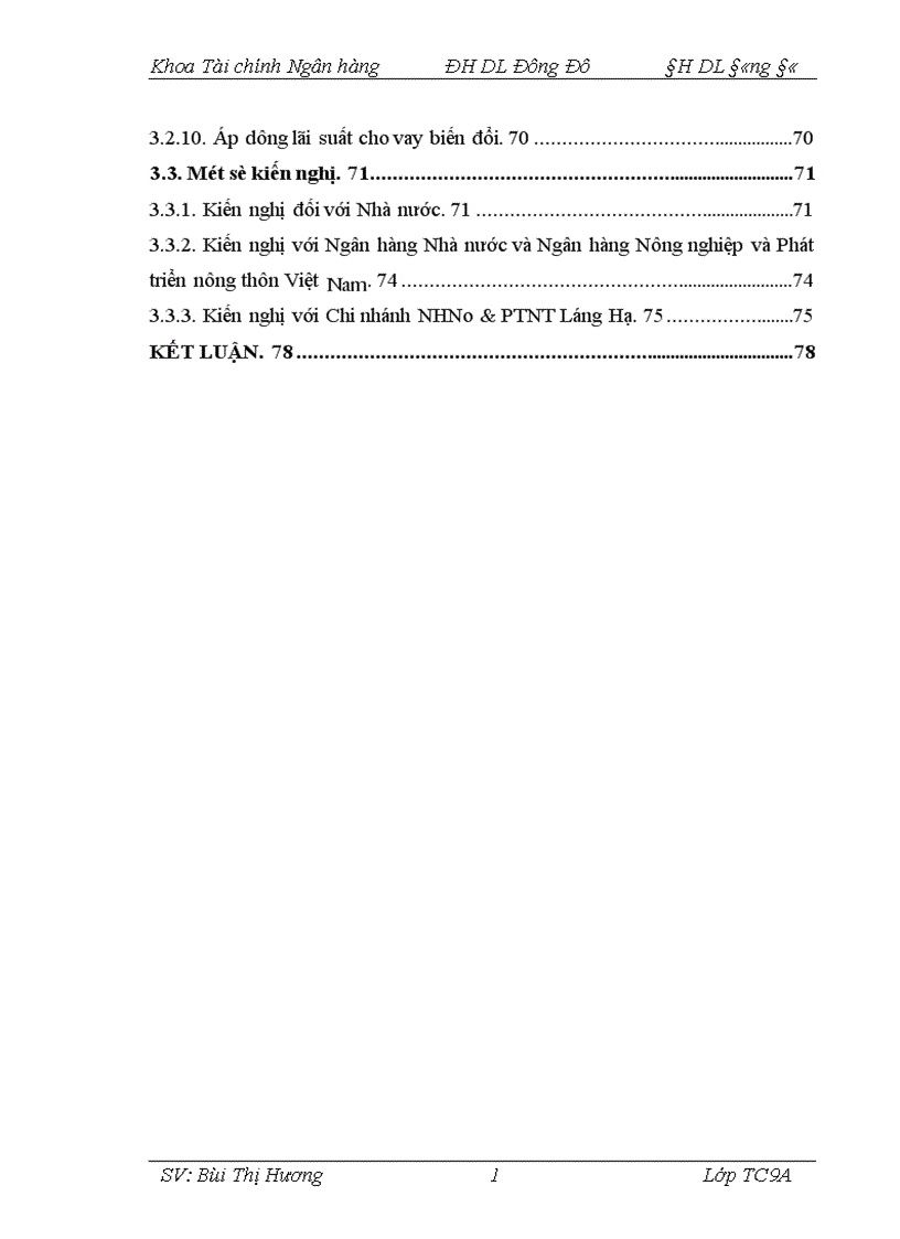image for page Giải pháp phòng ngừa hạn chế rủi ro trong hoạt động tín dụng tại Chi nhánh Ngân hàng Nông nghiệp và Phát triển nông thôn Láng Hạ 1