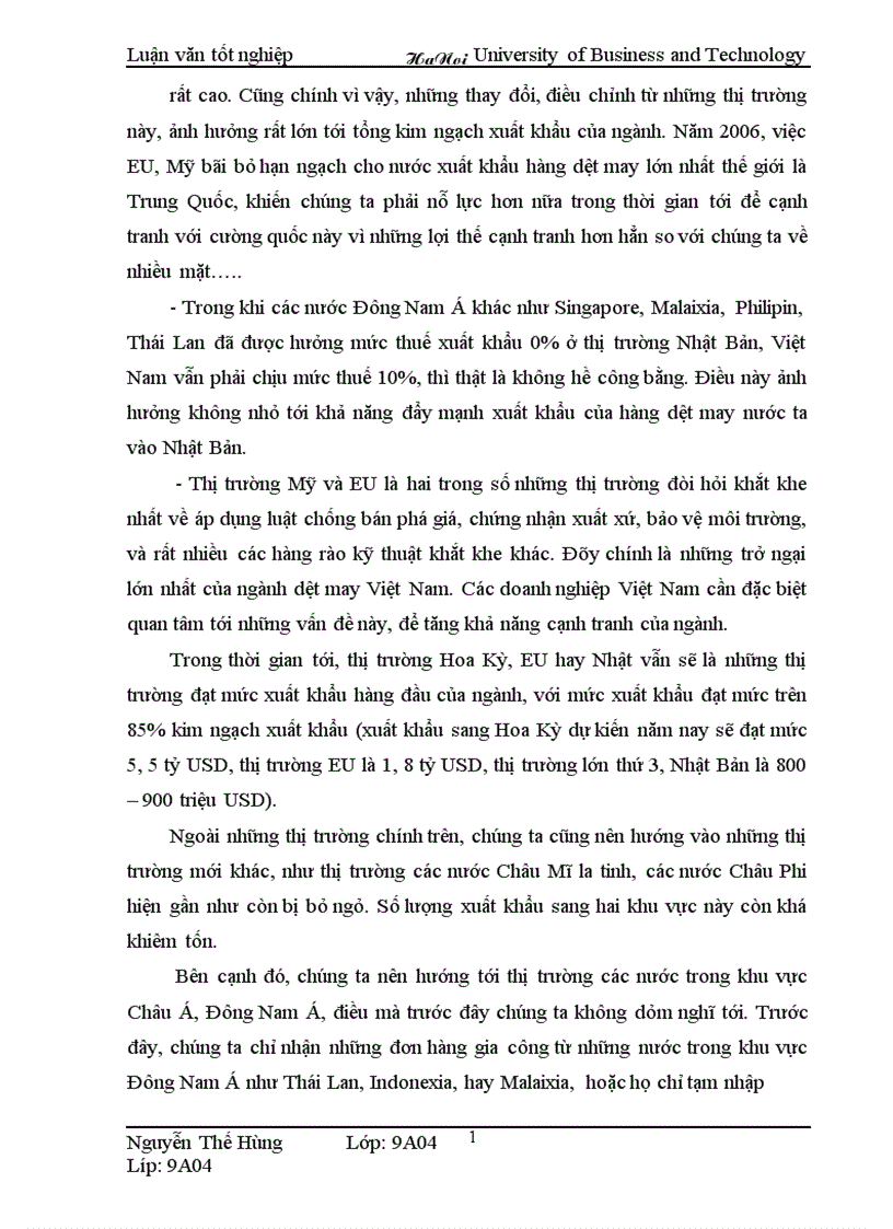 image for page Thúc đẩy quá trình xuất khẩu hàng dệt may Việt Nam sang thị trường Hoa Kỳ