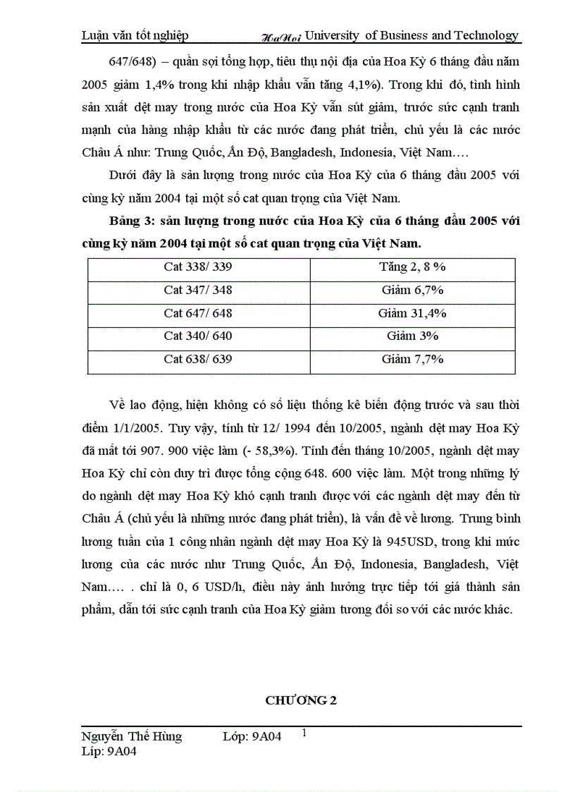 image for page Thúc đẩy quá trình xuất khẩu hàng dệt may Việt Nam sang thị trường Hoa Kỳ