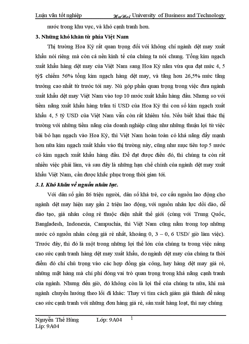 image for page Thúc đẩy quá trình xuất khẩu hàng dệt may Việt Nam sang thị trường Hoa Kỳ