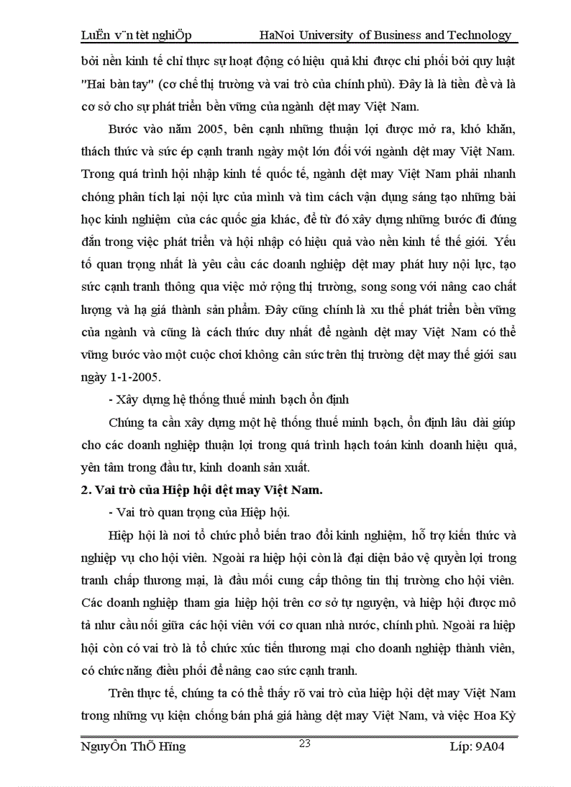 image for page Thúc đẩy quá trình xuất khẩu hàng dệt may Việt Nam sang thị trường Hoa Kỳ
