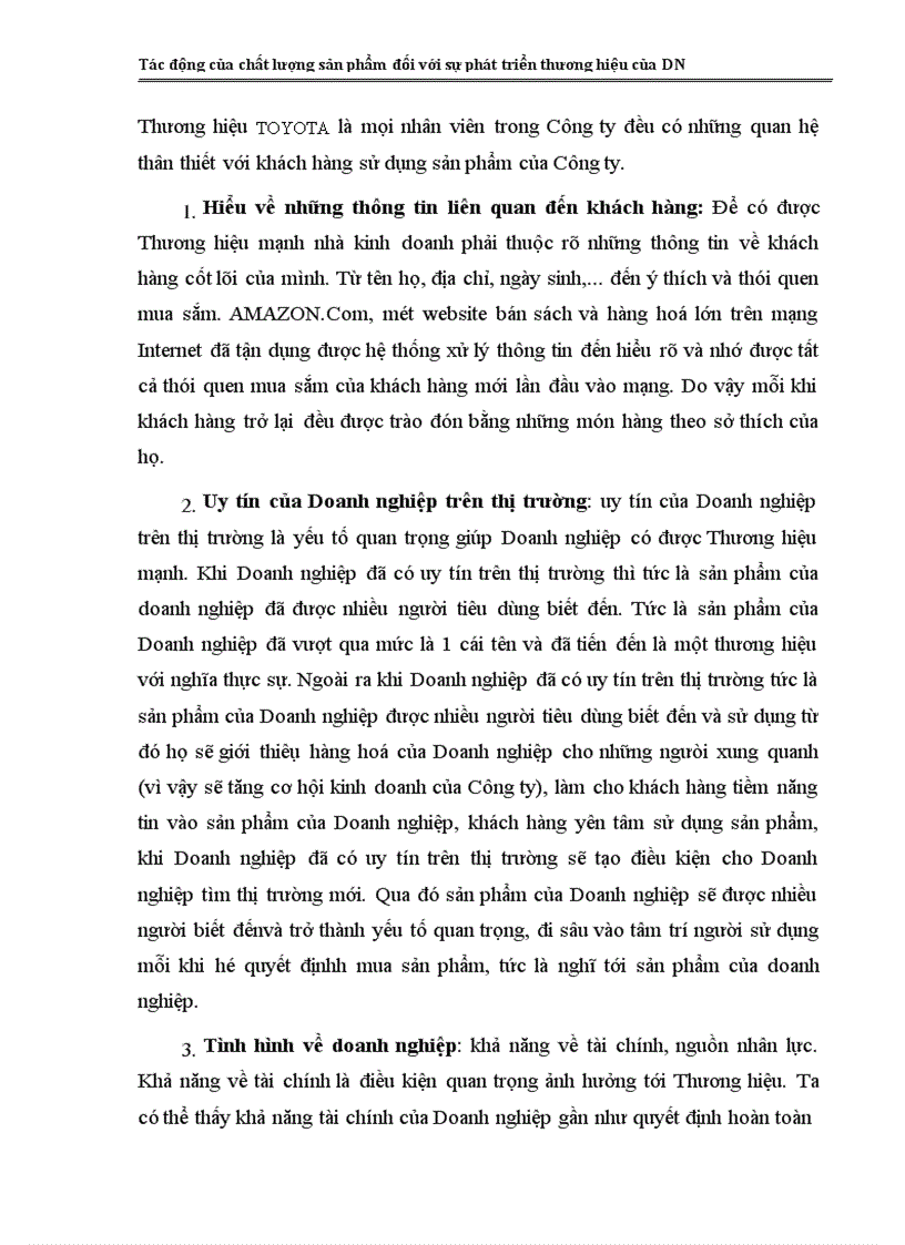 image for page Tác động của chất lượng sản phẩm đối với sự phát triển thương hiệu của DN 1