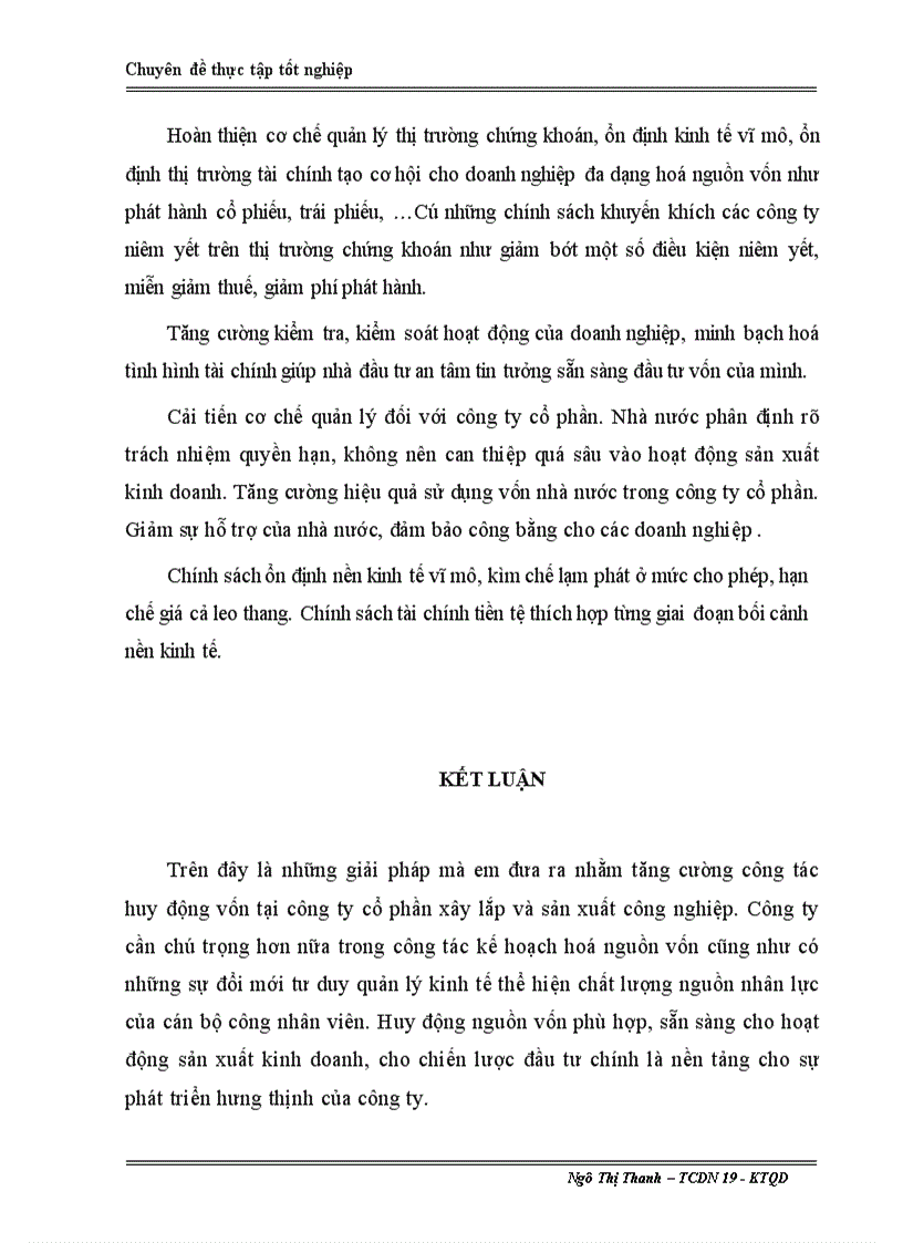 image for page Giải pháp tăng cường huy động vốn tại công ty cổ phần xây lắp và sản xuất công nghiệp 1