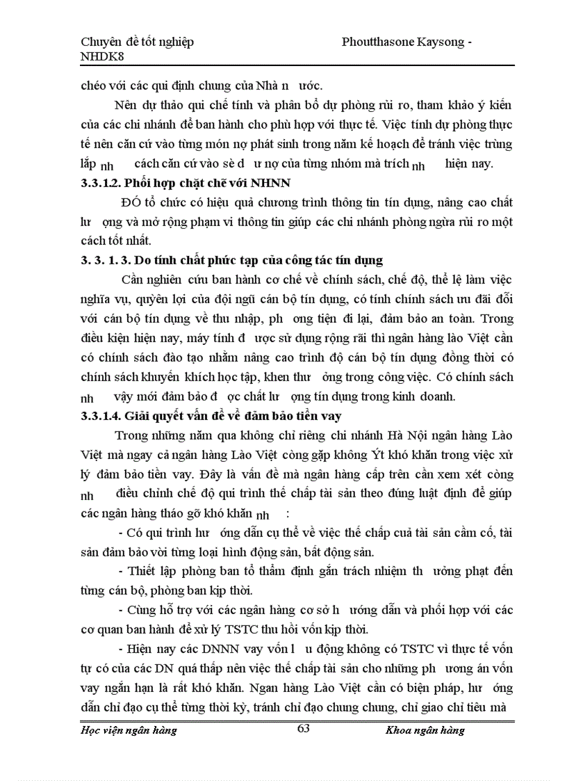 image for page Thực trạng chất lượng tín dụng tại chi nhánh Hà Nội ngân hàng liên doanh Lào Việt