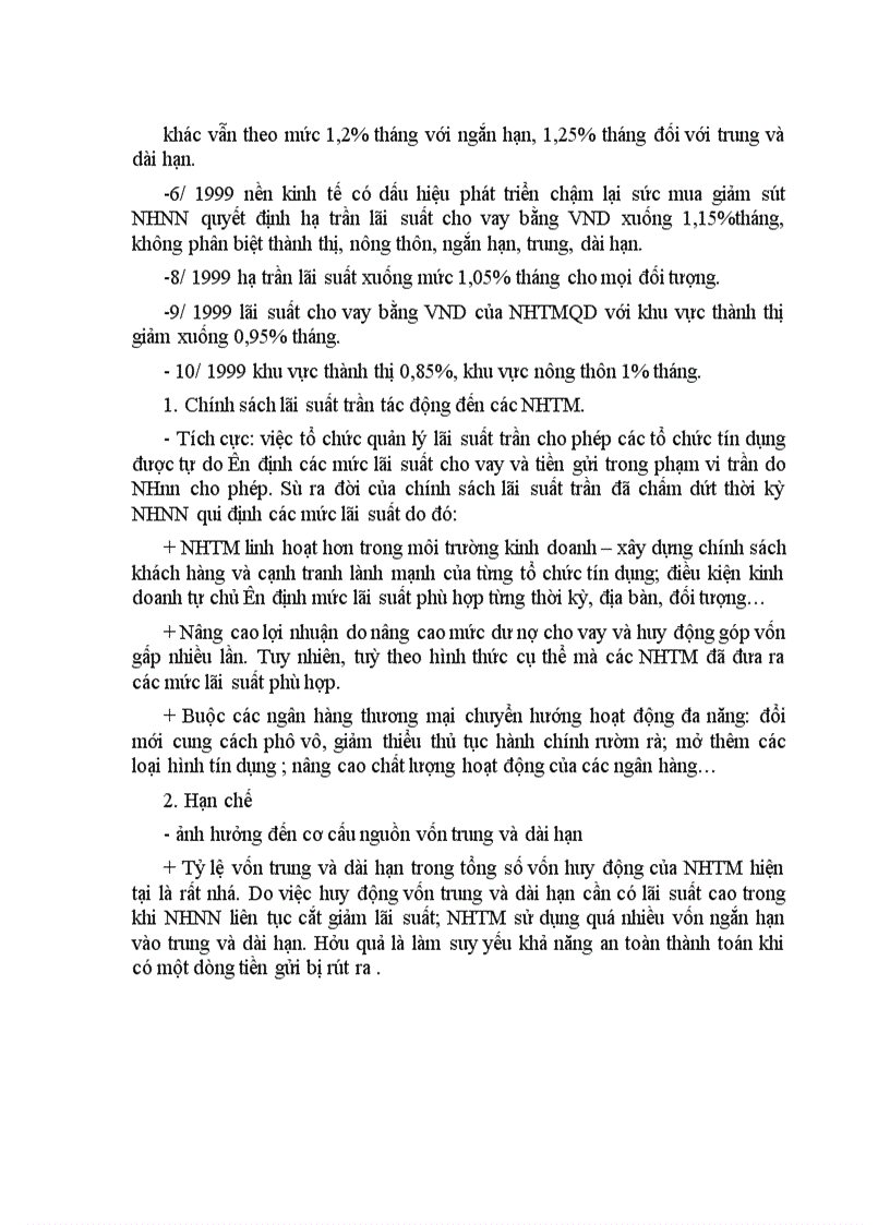 image for page Các chính sách lãi suất được thực hiện ở Việt Nam trong thời gian qua 1