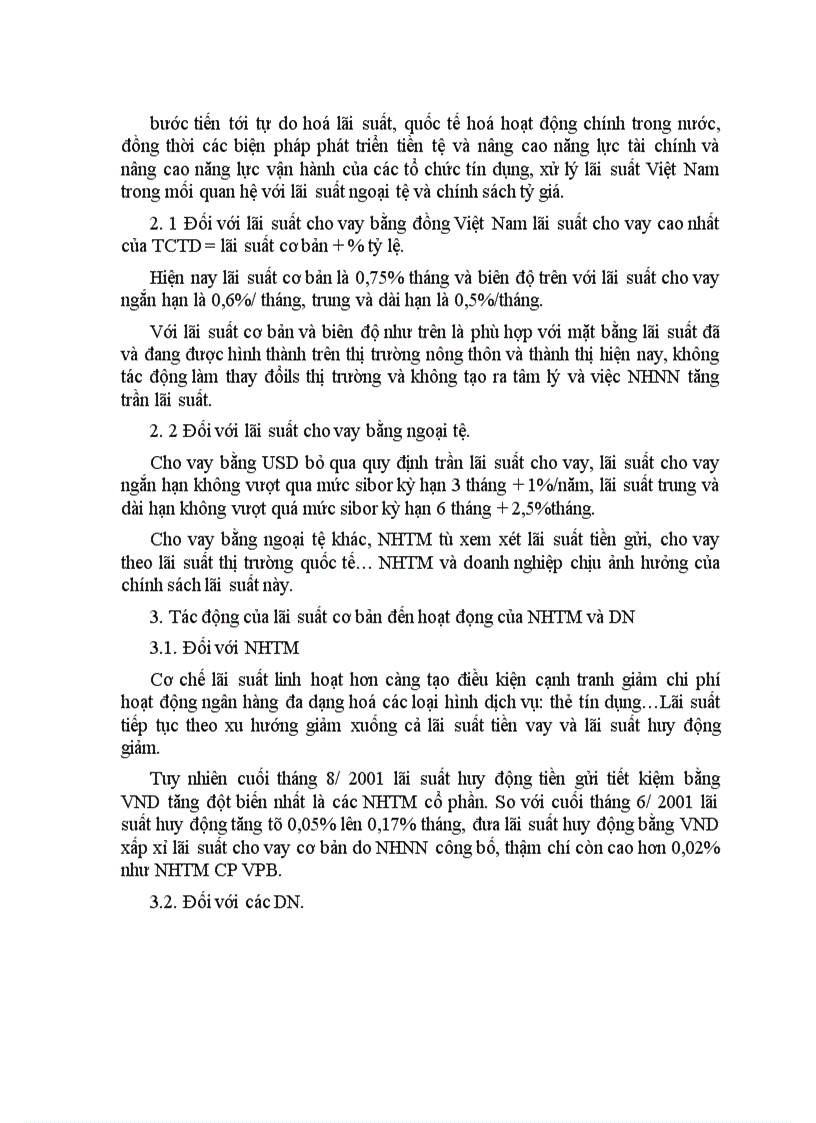 image for page Các chính sách lãi suất được thực hiện ở Việt Nam trong thời gian qua 1