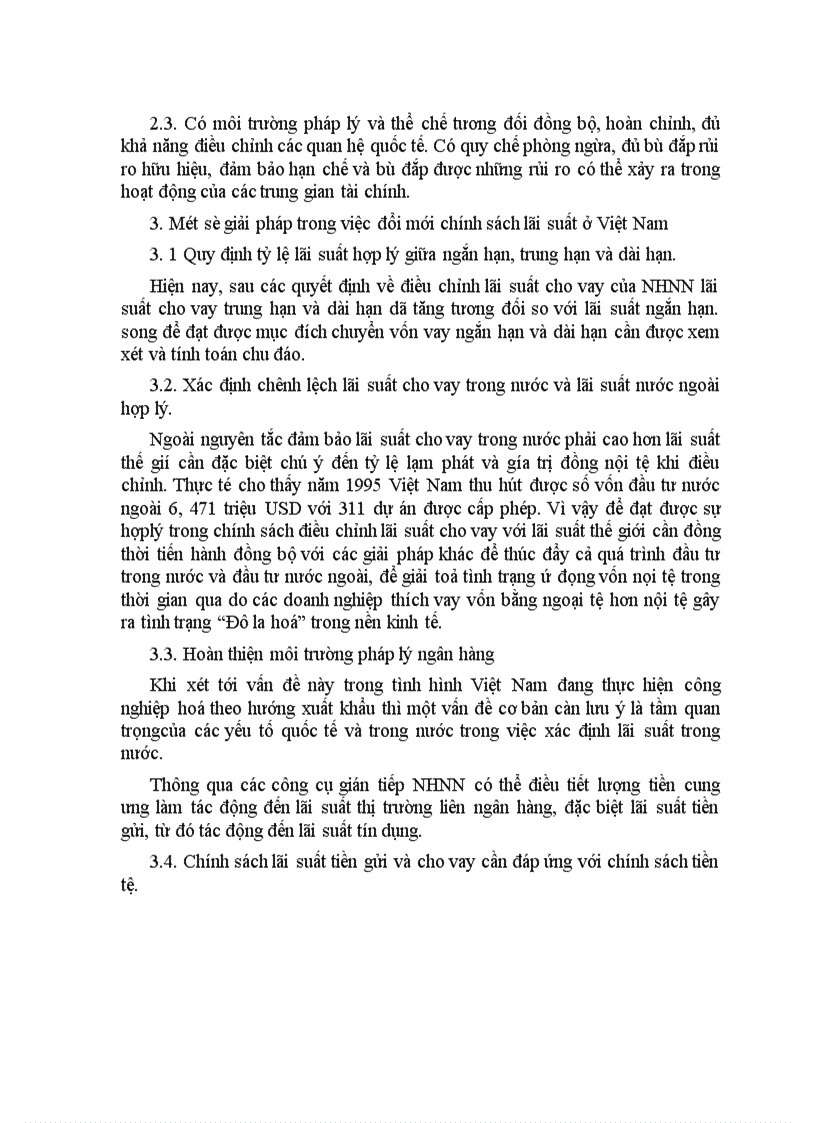 image for page Các chính sách lãi suất được thực hiện ở Việt Nam trong thời gian qua 1