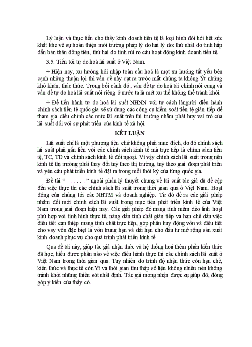 image for page Các chính sách lãi suất được thực hiện ở Việt Nam trong thời gian qua 1