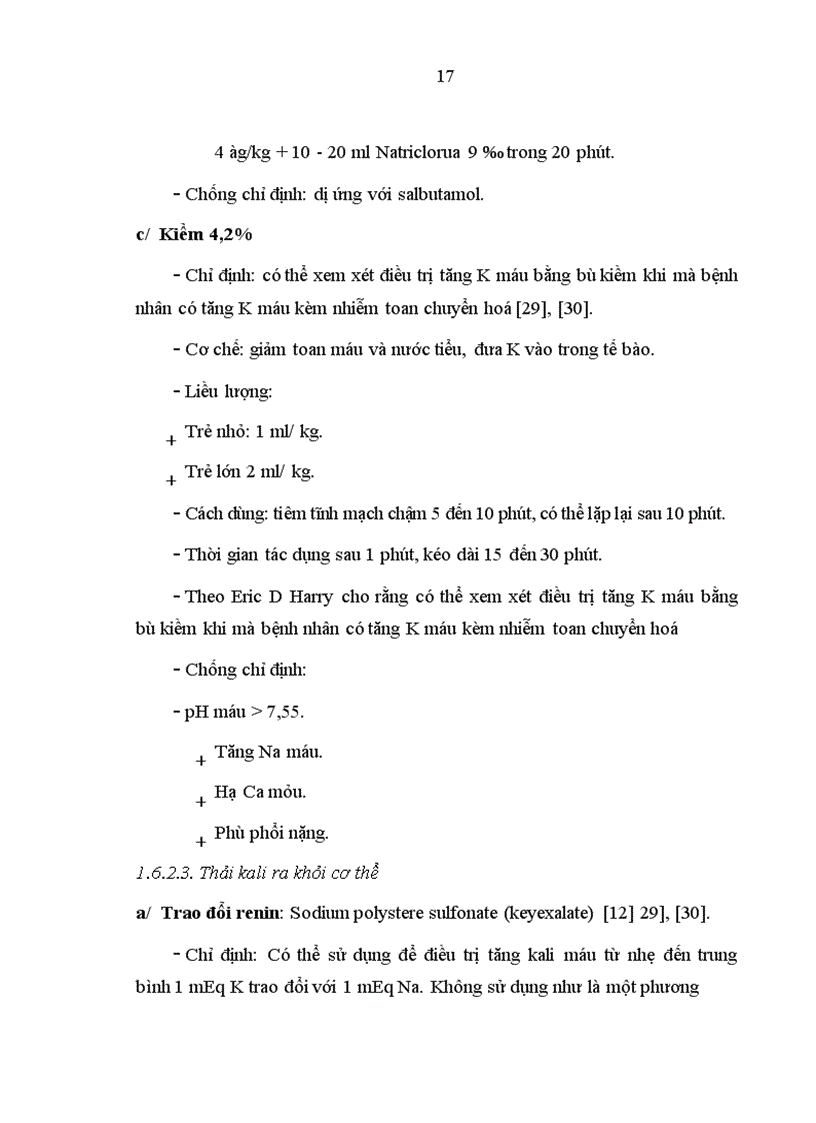 image for page Đánh giá hiệu quả điều trị tăng Kali máu ở trẻ em bằng salbutamol và insulin tại khoa ĐTTC Bệnh viện Nhi Trung Ương Nhằm hai mục tiêu sau