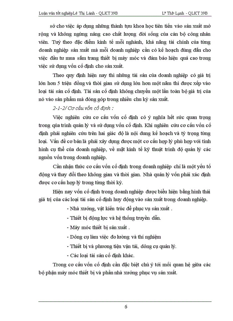 image for page Phương hướng và một số biện pháp nâng cao hiệu quả của công tác quản lý vốn sản xuất kinh doanh Công ty 20 Tổng cục hậu cần 1
