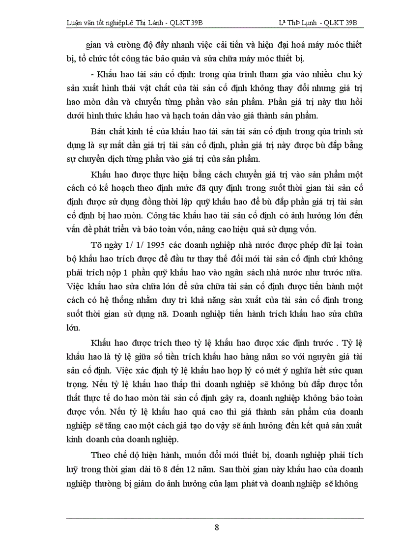 image for page Phương hướng và một số biện pháp nâng cao hiệu quả của công tác quản lý vốn sản xuất kinh doanh Công ty 20 Tổng cục hậu cần 1