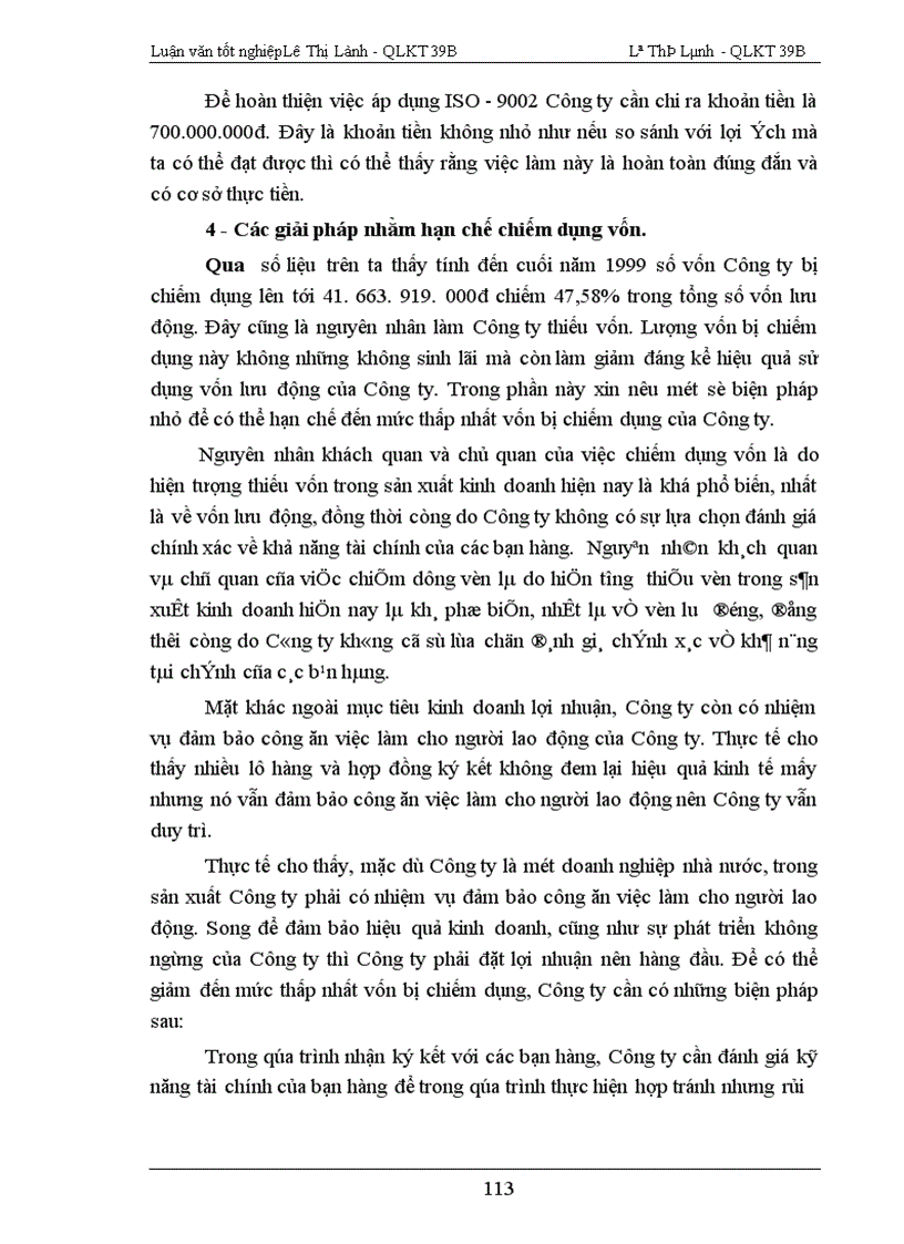 image for page Phương hướng và một số biện pháp nâng cao hiệu quả của công tác quản lý vốn sản xuất kinh doanh Công ty 20 Tổng cục hậu cần 1