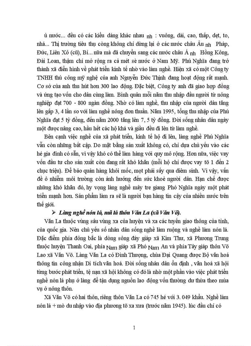 image for page Phát triển làng nghề truyền thống ở huyện Chương Mỹ Hà Tây Thực trạng và giải pháp 1