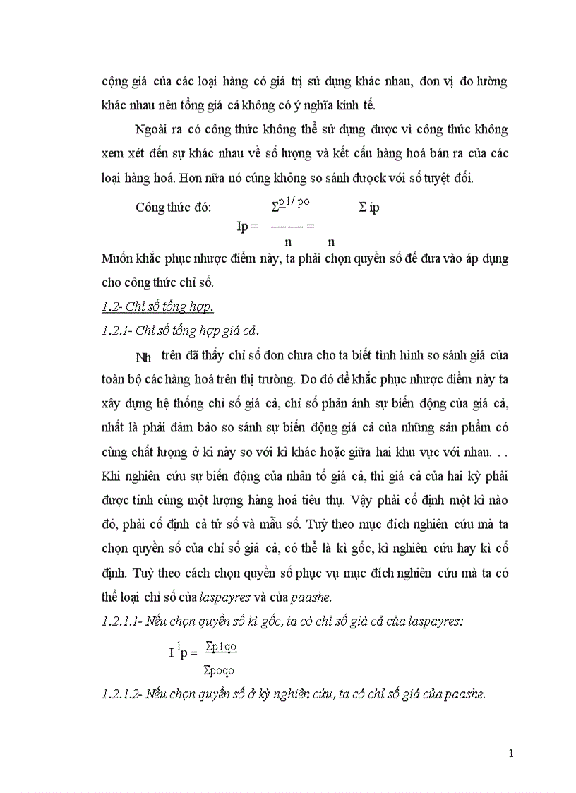 image for page Vận dụng phương pháp chỉ số để phân tích doanh thu của công ty trách nhiệm hữu hạn Việt Phương 1