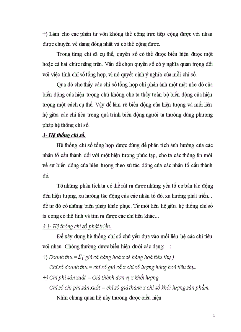 image for page Vận dụng phương pháp chỉ số để phân tích doanh thu của công ty trách nhiệm hữu hạn Việt Phương 1