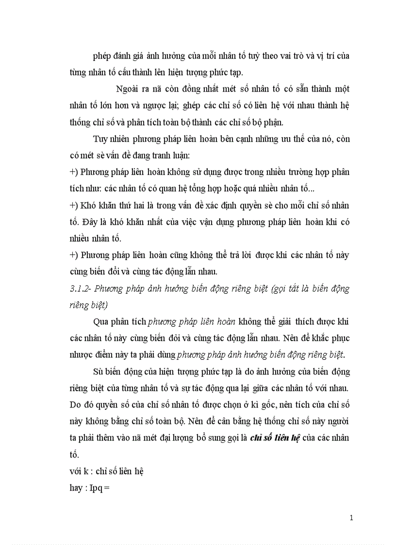 image for page Vận dụng phương pháp chỉ số để phân tích doanh thu của công ty trách nhiệm hữu hạn Việt Phương 1