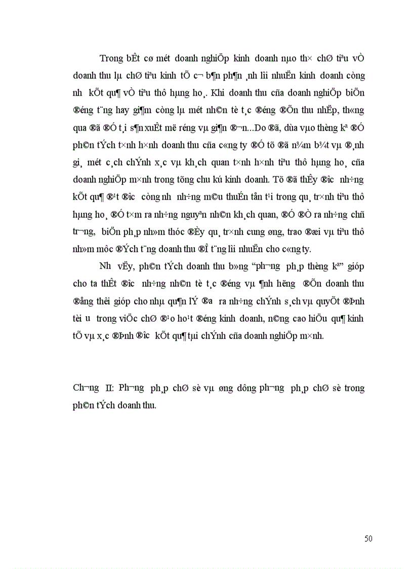 image for page Vận dụng phương pháp chỉ số để phân tích doanh thu của công ty trách nhiệm hữu hạn Việt Phương 1
