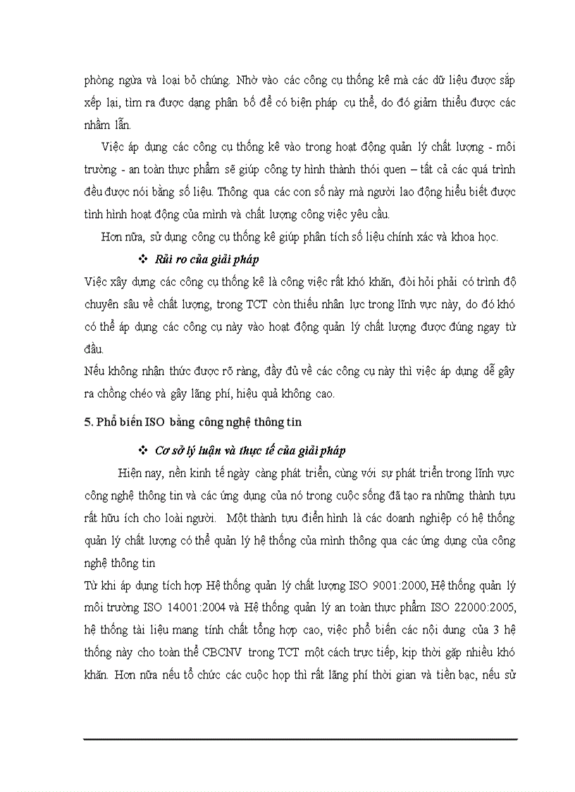 image for page Hoàn thiện việc áp dụng tích hợp các hệ thống quản lý chất lượng ISO 9001 2000 ISO 14001 2004 ISO 22000 2005 tại Tổng công ty Bia Rượu Nước giải khát Hà Nội