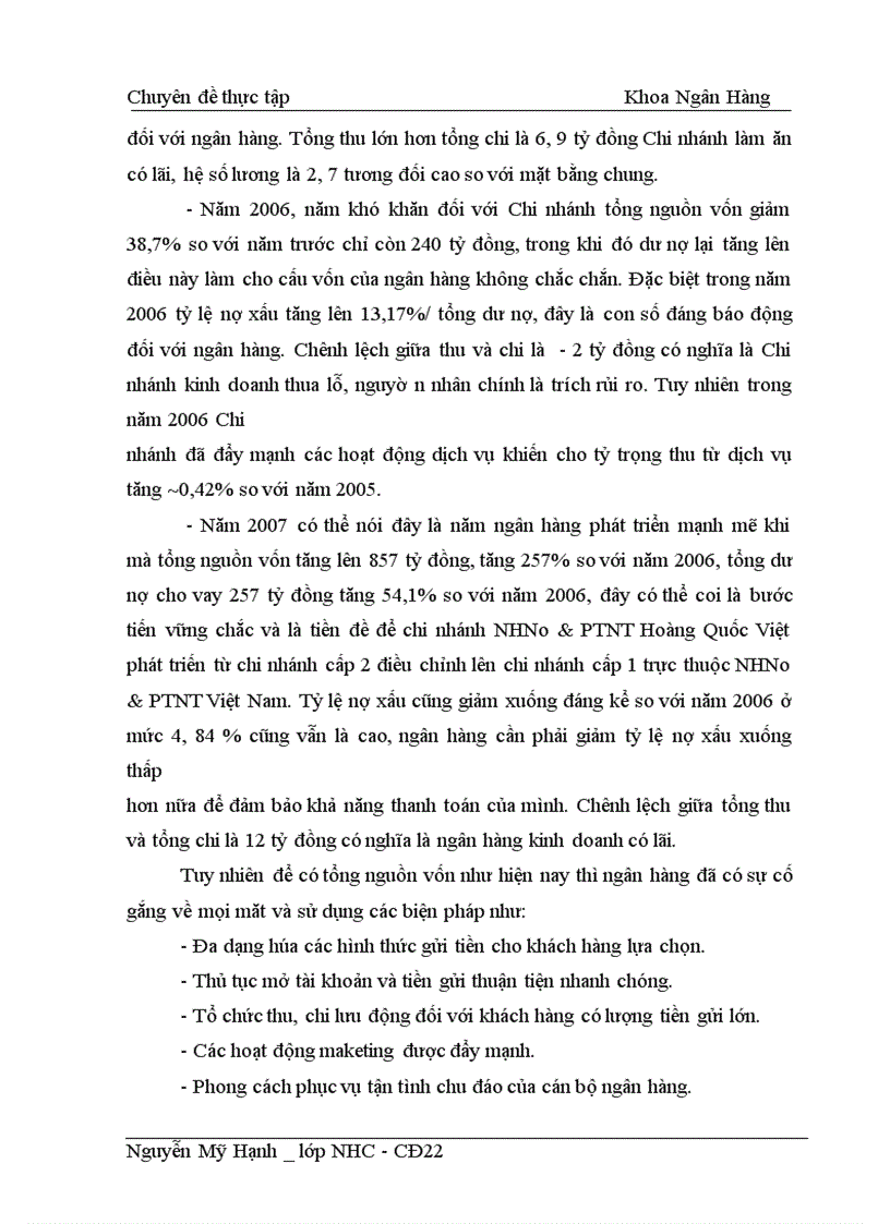 image for page Giải pháp mở rộng cho vay tiêu dùng tại NHNo PTNT Hoàng Quốc Việt