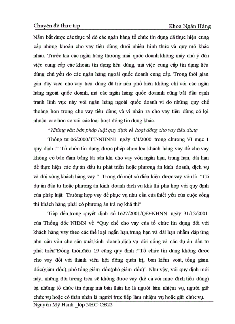 image for page Giải pháp mở rộng cho vay tiêu dùng tại NHNo PTNT Hoàng Quốc Việt