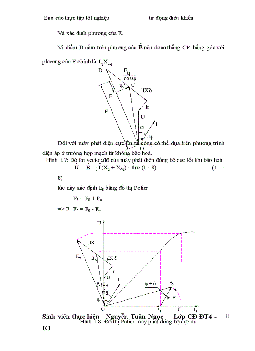 image for page Khảo sát các sơ đồ hệ thống tự kích và tự ổn định điện áp của máy phát điện đang vận hành theo công suất khác nhau