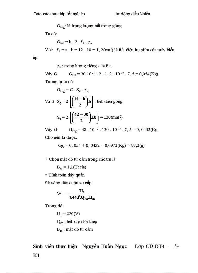 image for page Khảo sát các sơ đồ hệ thống tự kích và tự ổn định điện áp của máy phát điện đang vận hành theo công suất khác nhau