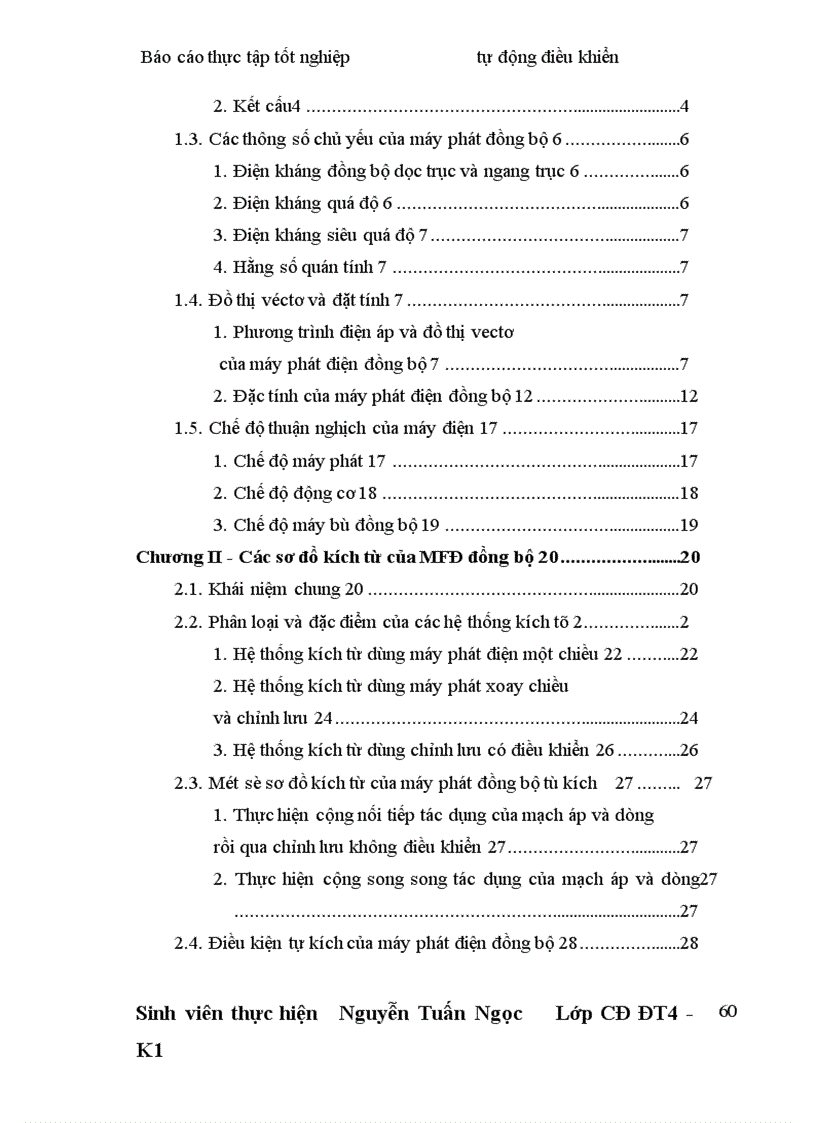 image for page Khảo sát các sơ đồ hệ thống tự kích và tự ổn định điện áp của máy phát điện đang vận hành theo công suất khác nhau