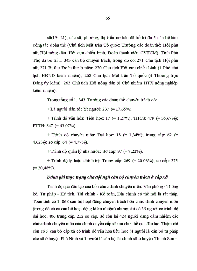 image for page Nâng cao chất lượng đội ngũ cán bộ chính quyền cấp xã ở tỉnh Phú Thọ hiện nay