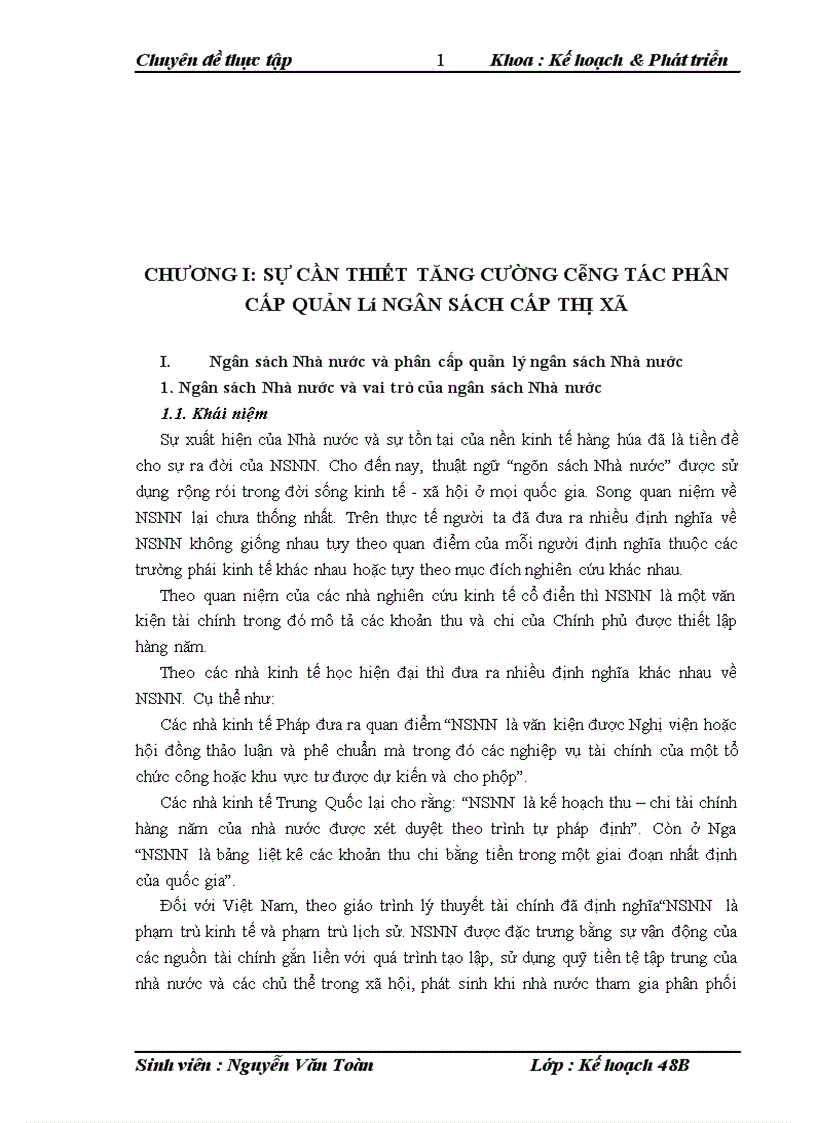 image for page Tăng cường phân cấp quản lý ngân sách tại cấp thị xã nghiên cứu điển hình thị xã Từ Sơn tỉnh Bắc Ninh