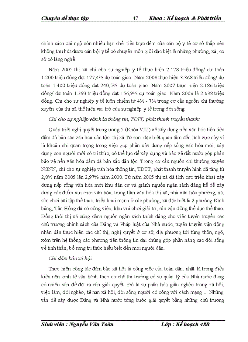 image for page Tăng cường phân cấp quản lý ngân sách tại cấp thị xã nghiên cứu điển hình thị xã Từ Sơn tỉnh Bắc Ninh