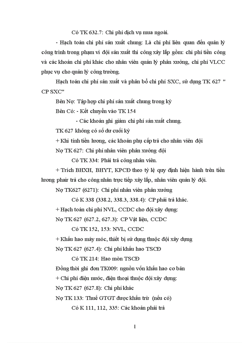 image for page Hạch toán chi phí sản xuất và tính giá thành sản phẩm tại Công ty xây dựng và thương mại Bắc Nam 1