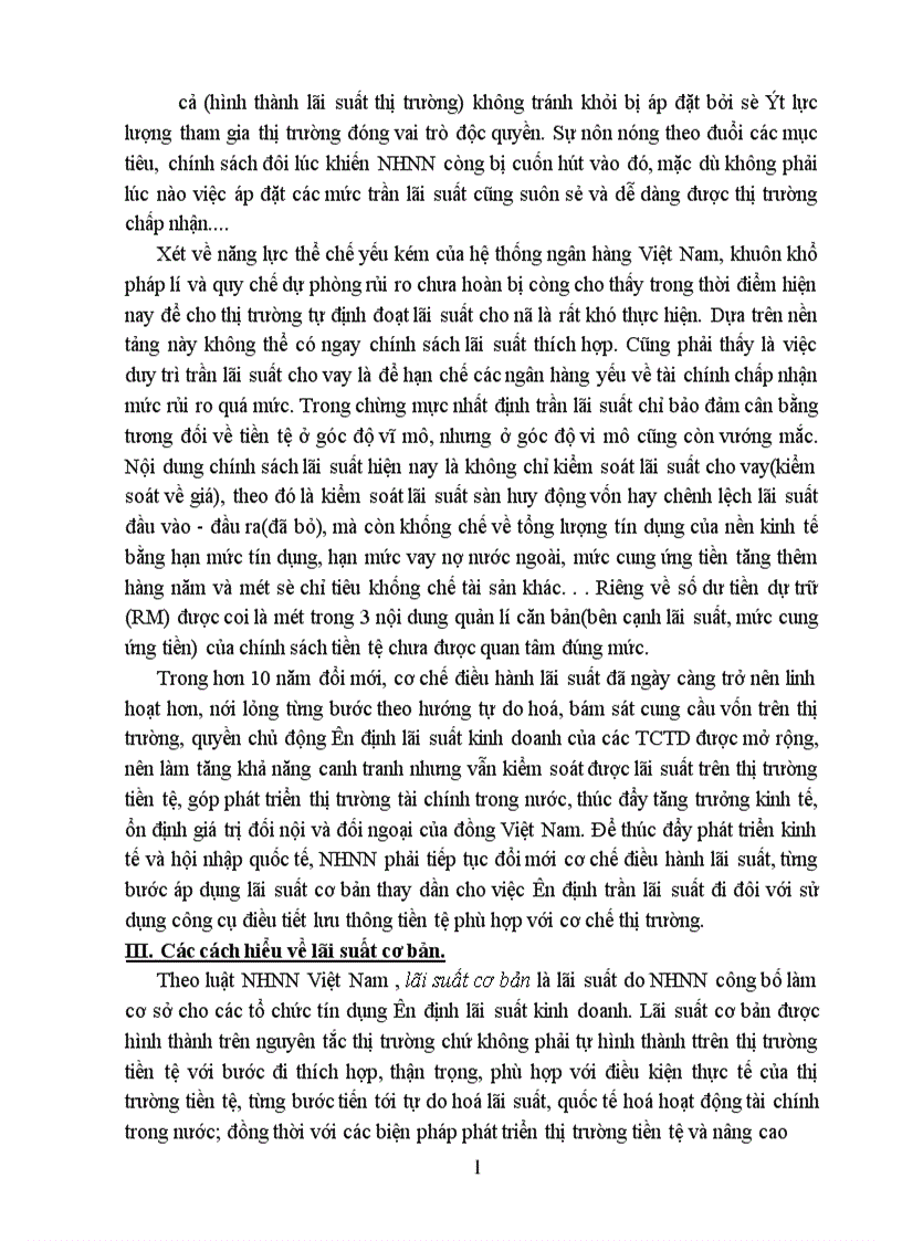 image for page Tiến tới tự do hoá lãi suất ở Việt Nam