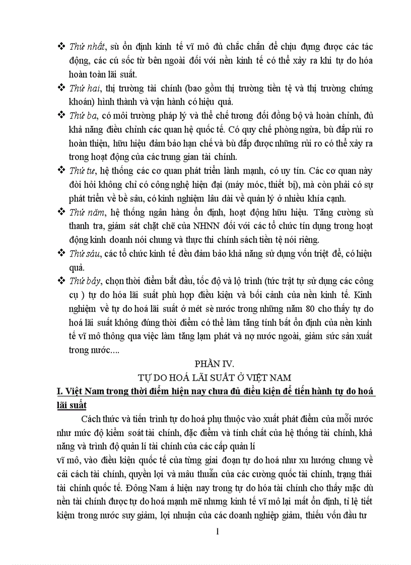 image for page Tiến tới tự do hoá lãi suất ở Việt Nam