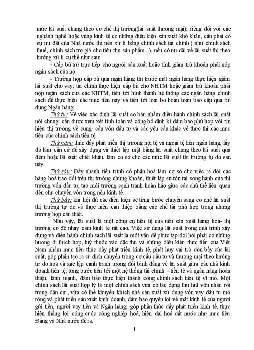 image for page Tiến tới tự do hoá lãi suất ở Việt Nam