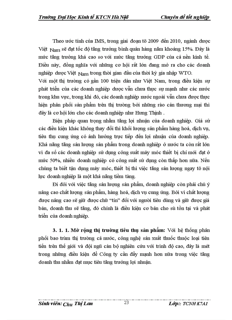 image for page Giải pháp tăng lợi nhuận tại Công ty Cổ phần Hưng Thịnh