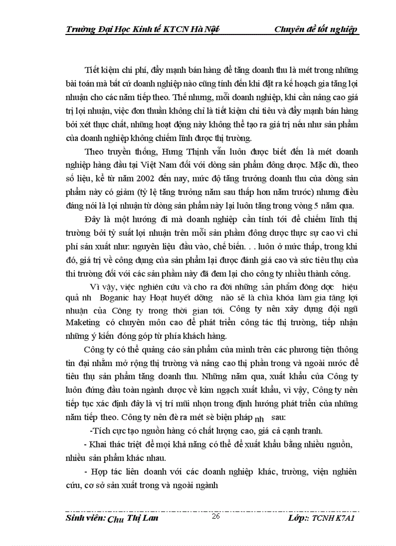 image for page Giải pháp tăng lợi nhuận tại Công ty Cổ phần Hưng Thịnh