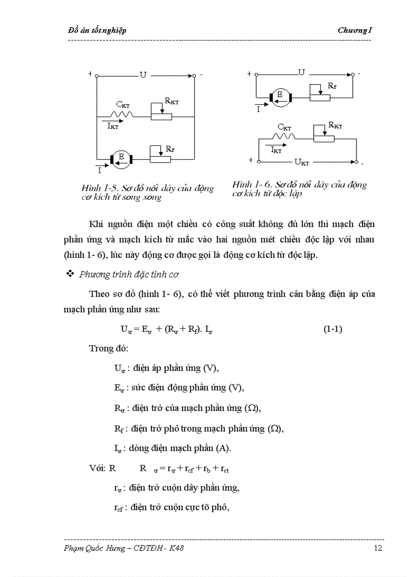 image for page Các phương pháp cơ bản để điều chỉnh tốc độ động cơ điện một chiều