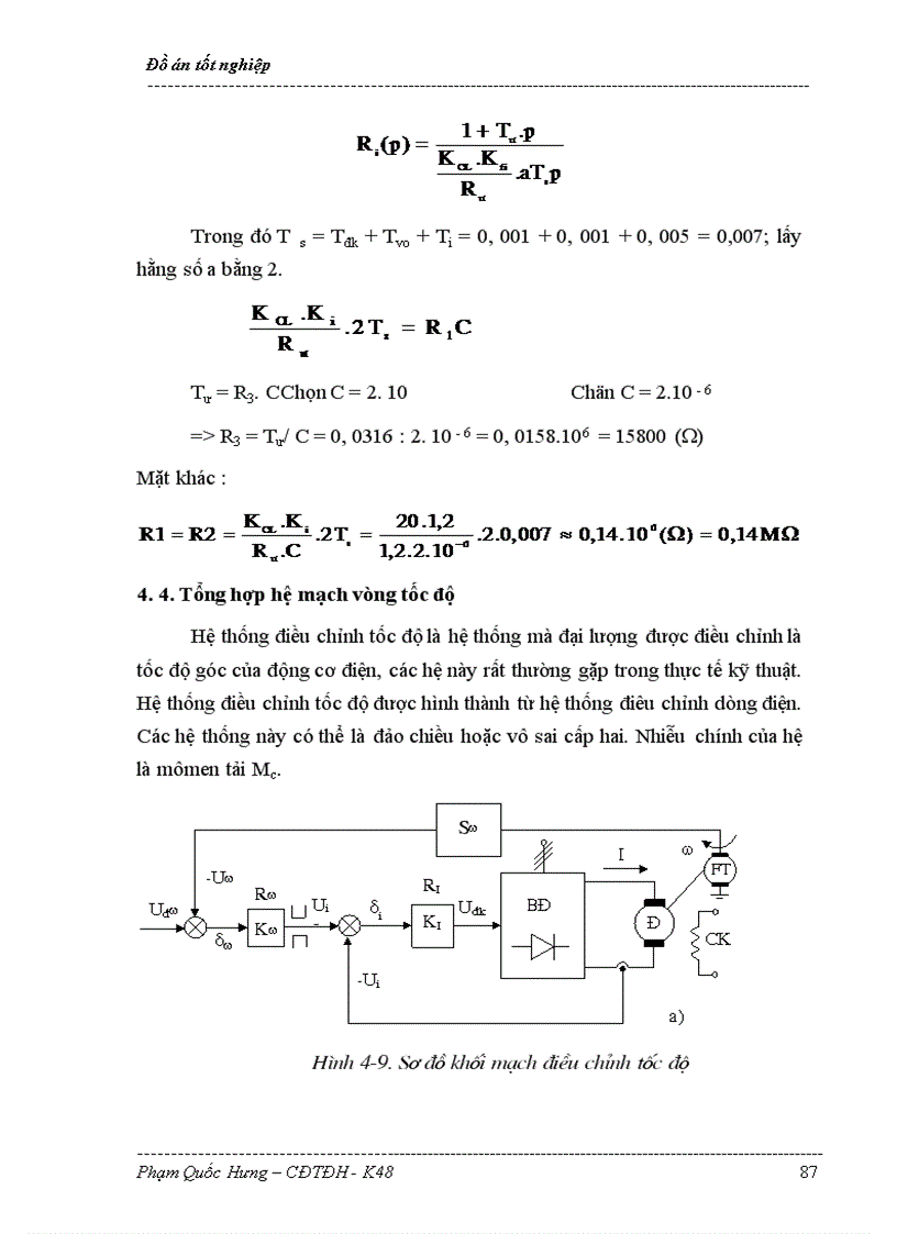 image for page Các phương pháp cơ bản để điều chỉnh tốc độ động cơ điện một chiều