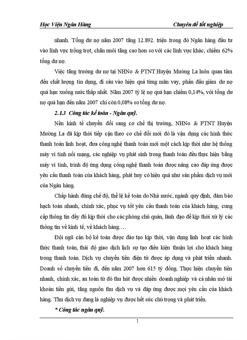 image for page Giải pháp nâng cao chất lượng tớn dụng hộ sản xuất ở NHNNo PTNT Mường la