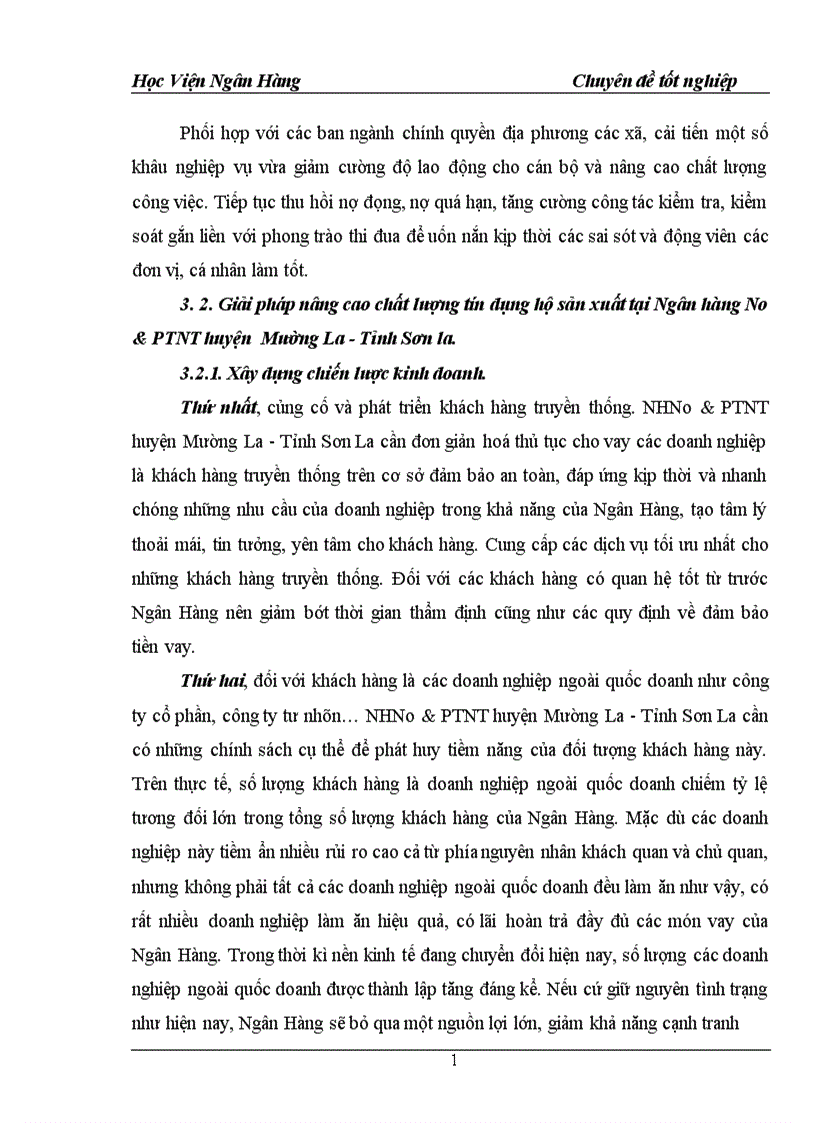 image for page Giải pháp nâng cao chất lượng tớn dụng hộ sản xuất ở NHNNo PTNT Mường la